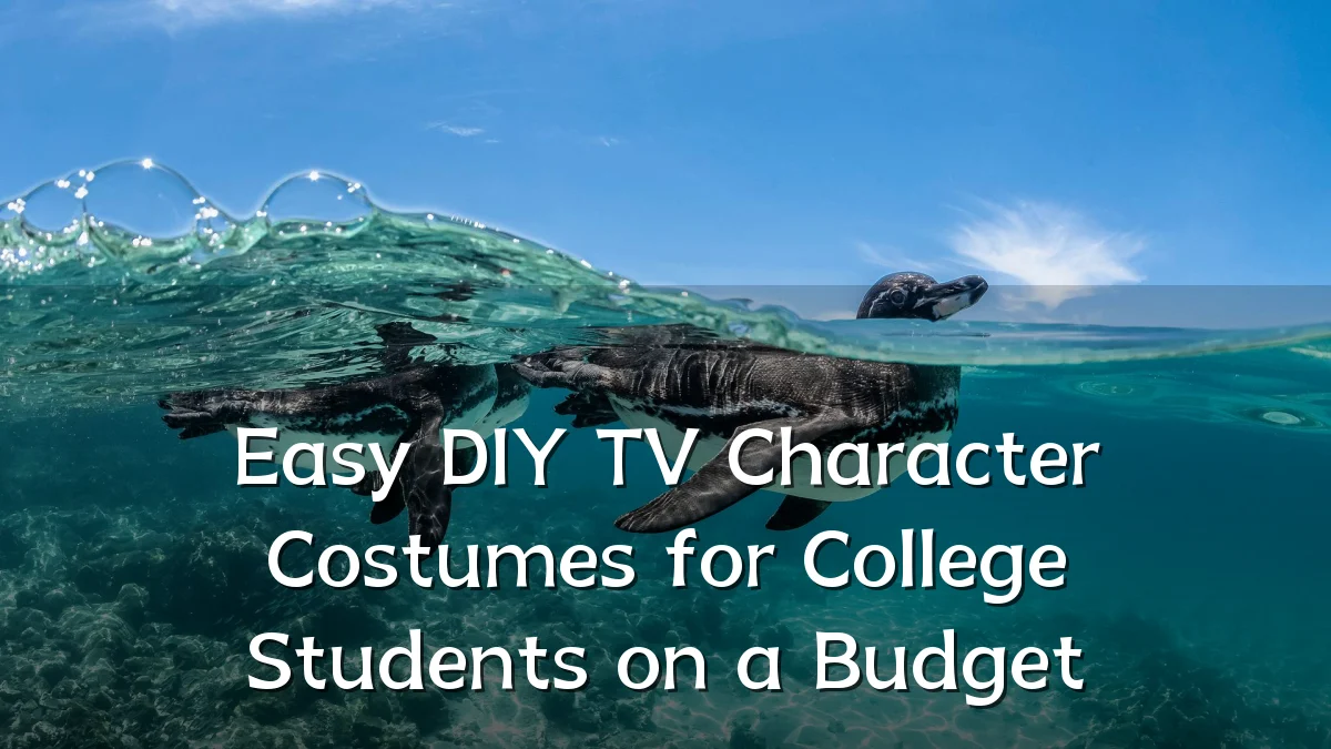 Easy DIY TV Character Costumes for College Students on a Budget