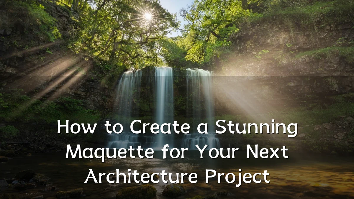 How to Create a Stunning Maquette for Your Next Architecture Project