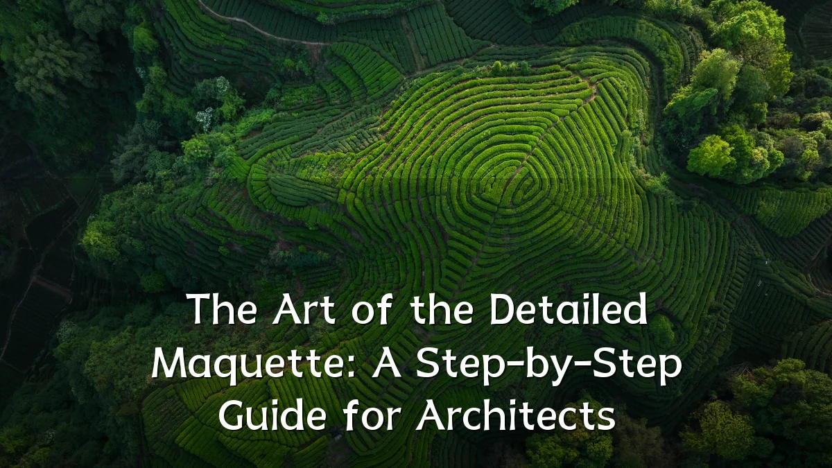 The Art of the Detailed Maquette: A Step-by-Step Guide for Architects