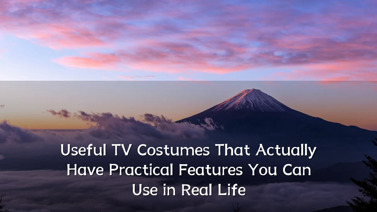 Useful TV Costumes That Actually Have Practical Features You Can Use in Real Life