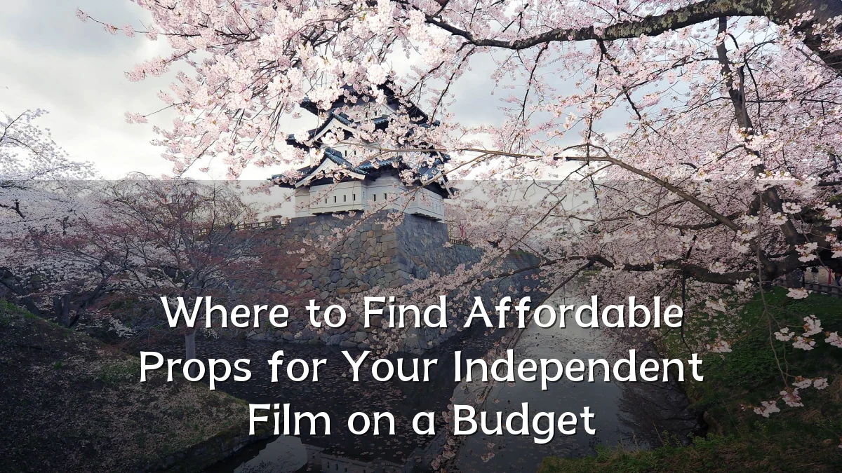 Where to Find Affordable Props for Your Independent Film on a Budget