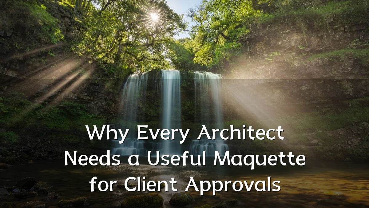 Why Every Architect Needs a Useful Maquette for Client Approvals
