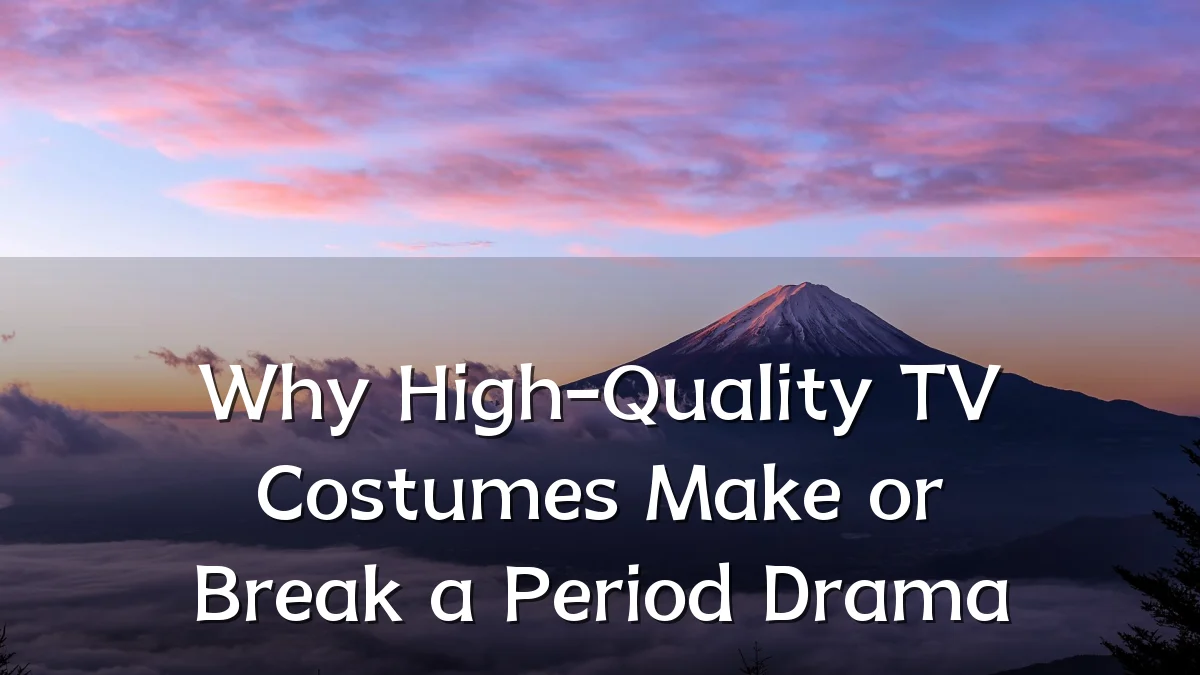 Why High-Quality TV Costumes Make or Break a Period Drama