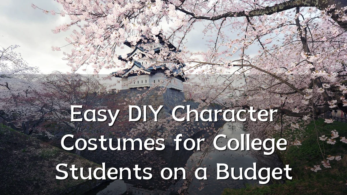 Easy DIY Character Costumes for College Students on a Budget