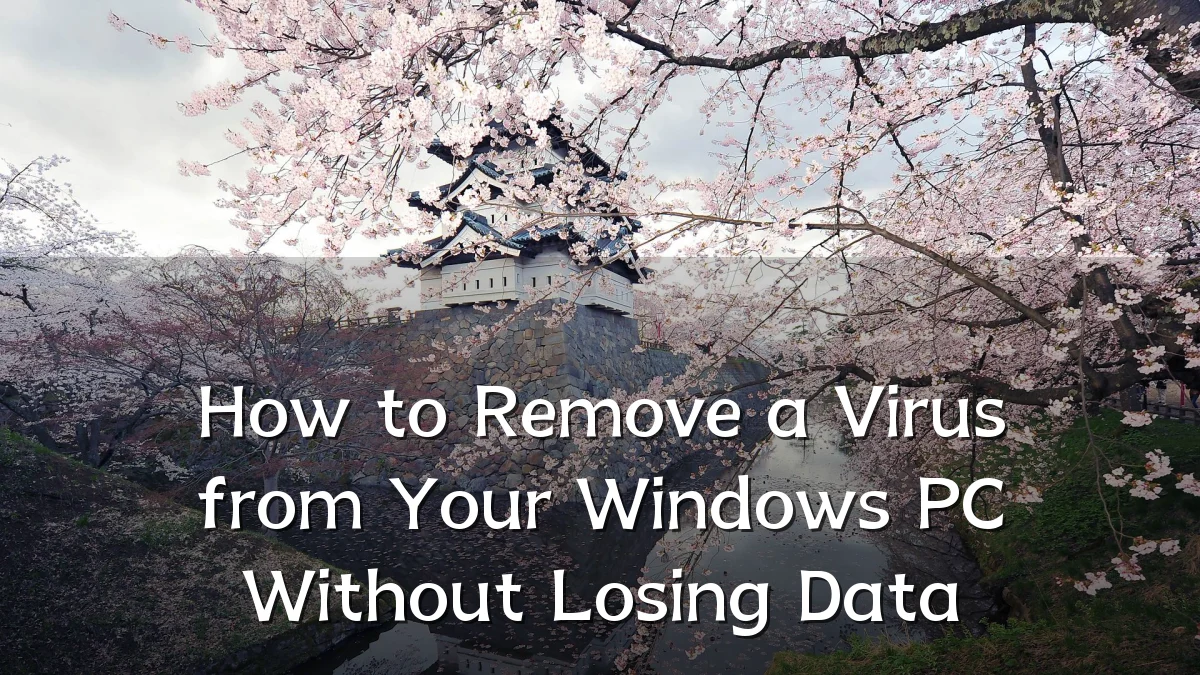 How to Remove a Virus from Your Windows PC Without Losing Data