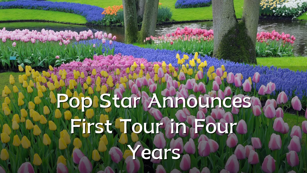 Pop Star Announces First Tour in Four Years