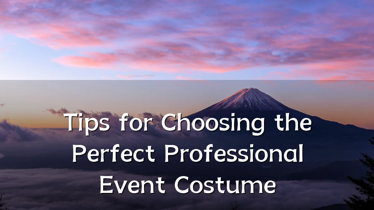 Tips for Choosing the Perfect Professional Event Costume